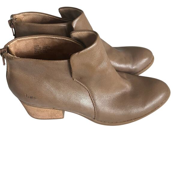 BOC Born Concept 'Bushney' Women's 10 Tan Leather Comfort Ankle Boot - Picture 2 of 8